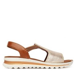 Sandały Ara. Sandały damskie Ara, bez wzorów, bez obcasa, na płaskiej podeszwie. Za 429.99 zł.