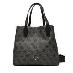 Torebka Guess. Szare torebki klasyczne damskie Guess, z aplikacjami, bez dodatków. Za 279.99 zł.