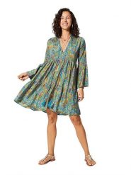 Ipanima Sukienka ze wzorem rozmiar: 34-40. Sukienki damskie Ipanima, bez wzorów, bez kołnierzyka, bez ramiączek, midi. Za 78.99 zł.