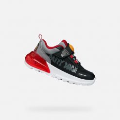 Buty GEOX J ACTIVART ILLUMINUS Czarny. Czarne buty fitness męskie Geox, na fitness i siłownię. Za 233.99 zł.