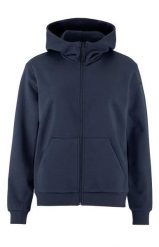 Craft Community 2.0 FZ Hoodie W – Bluza z kapturem na zamek z bawełny. Niebieskie bluzy z kapturem damskie Craft, l, z bawełny. Za 308.45 zł.