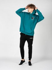 Champion Bluza "Hoodie" | HBGF89H586NKA | Mężczyzna | Turkusowy. Niebieskie bluzy bez kaptura męskie CHAMPION, m, z bawełny. W wyprzedaży za 179.00 zł.