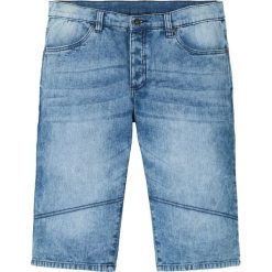 Lekkie bermudy dżinsowe ze stretchem, Regular Fit. Niebieskie szorty męskie bonprix, bez wzorów, z jeansu. Za 127.99 zł.