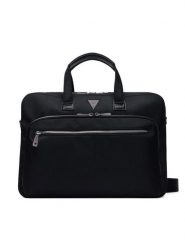 Guess Torba na laptopa HMBEHN P6338 Czarny. Czarne torby na laptopa damskie Guess, z aplikacjami, z materiału. Za 674.99 zł.