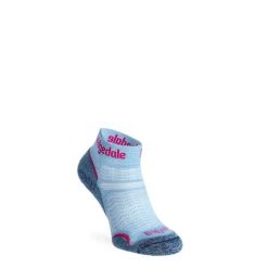 Skarpety turystyczne damskie Bridgedale Hike Ultralight Performance Ankle. Niebieskie skarpetki damskie Scarpa, bez wzorów. Za 83.99 zł.