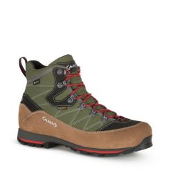 Buty sportowe trekkingowe męskie Aku Trekker WIDE Gore-tex skóra. Brązowe buty trekkingowe męskie Aku, z gore-texu, bez zapięcia, trekkingowe, gore-tex. Za 499.00 zł.