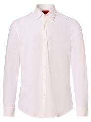 HUGO Koszula - Kenno Mężczyźni Slim Fit biały, 42. Białe koszule męskie Hugo, m, bez wzorów, z materiału, bez kołnierzyka, bez ramiączek. Za 479.95 zł.