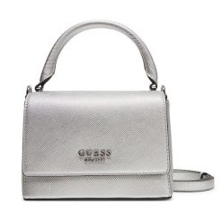 Torebka Guess. Szare torebki klasyczne damskie Guess, z aplikacjami, bez dodatków. Za 299.99 zł.