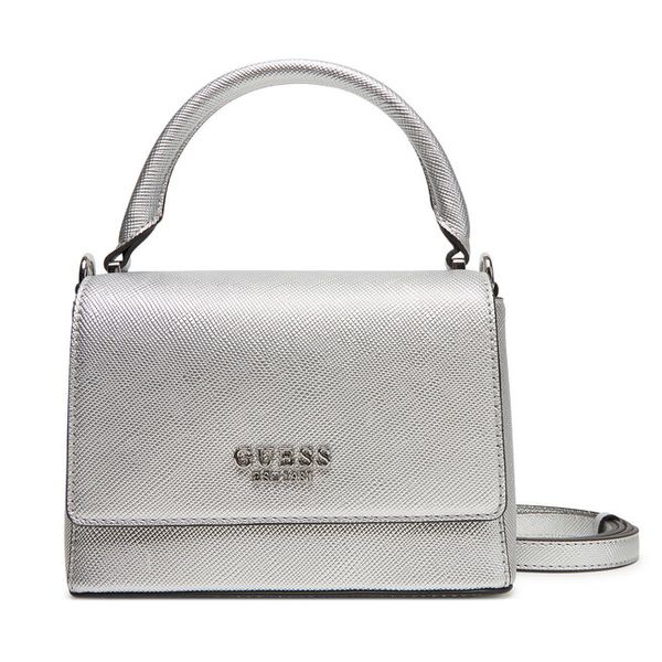 Torebka Guess. Szare torebki klasyczne damskie Guess, z aplikacjami, bez dodatków. Za 299.99 zł.