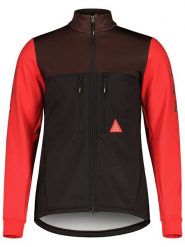 Maloja Kurtka kolarska "SanzenoM" w kolorze brązowo-czarno-czerwonym rozmiar: XL. Brązowe kurtki outdoor męskie Maloja, xl, bez wzorów, z materiału, bez kaptura. Za 342.60 zł.