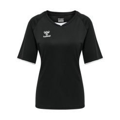Koszulka damska Hummel hmlhmlCORE volley. Czarne bluzki damskie HUMMEL, xs, bez wzorów, sportowe, bez kołnierzyka, bez ramiączek. Za 136.50 zł.