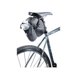 Torba podsiodłowa Deuter BIKE BAG BOTTLE. Czarne torebki klasyczne damskie Deuter, bez wzorów, z materiału, bez dodatków. Za 140.69 zł.