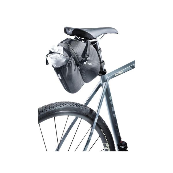 Torba podsiodłowa Deuter BIKE BAG BOTTLE. Czarne torebki klasyczne damskie Deuter, bez wzorów, z materiału, bez dodatków. Za 140.69 zł.