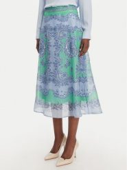 Hale Bob Spódnica midi Winslow 61LU440A Zielony Regular Fit. Zielone spódniczki damskie Hale bob, m, bez wzorów, ze lnu, midi. Za 2,559.00 zł.