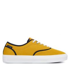 Tenisówki Tommy Hilfiger. Żółte trampki i tenisówki męskie Tommy Hilfiger, bez wzorów, bez zapięcia. Za 369.99 zł.