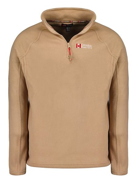 Canadian Peak Bluza polarowa "Tugeak" w kolorze beżowym rozmiar: XXL. Brązowe bluzy bez kaptura męskie Canadian Peak, xxl, z polaru. Za 82.95 zł.