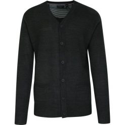 Sweter Grafitowy Zapinany na Guziki, Kardigan Elegancki, z Kieszonkami -BRAVE SOUL. Szare kardigany męskie Brave Soul, l, bez wzorów, casualowe, bez kołnierzyka. Za 89.00 zł.