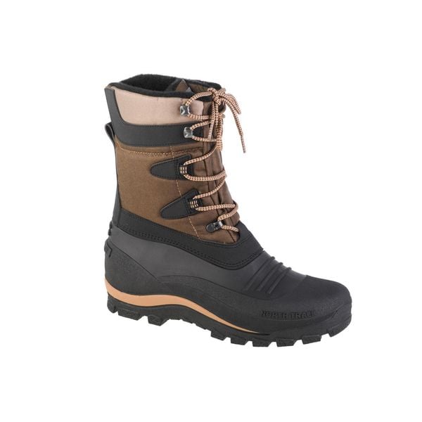 Buty zimowe CMP Apresski Annuuk. Brązowe buty trekkingowe męskie CMP, na zimę, z meshu, bez zapięcia, trekkingowe. Za 479.99 zł.