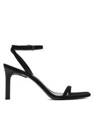 Tory Burch Sandały Pave Heeled 175463 Czarny. Czarne sandały damskie Tory Burch, bez wzorów, ze skóry, bez obcasa, na szpilce. Za 2,119.00 zł.