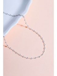 Heliophilia Srebrny naszyjnik z elementami ozdobnymi - dł. 42 cm rozmiar: onesize. Szare naszyjniki damskie Heliophilia, srebrne. Za 170.87 zł.