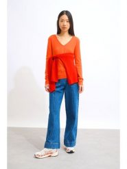 AUTHENTIC CASHMERE Kaszmirowy sweter "Galise" w kolorze pomarańczowym rozmiar: M. Pomarańczowe swetry klasyczne damskie AUTHENTIC CASHMERE, m, z kaszmiru, bez kołnierzyka. Za 326.99 zł.