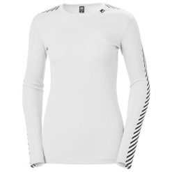 Bluza damska Helly Hansen lifa crew. Białe bluzy bez kaptura damskie Helly Hansen, m, z materiału. Za 173.80 zł.