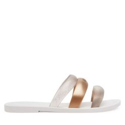 Klapki Melissa. Żółte klapki damskie Melissa, bez wzorów, bez obcasa. Za 199.99 zł.