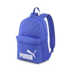 Plecak fazowy Puma 22L - trwały i przestronny do codziennego użytku. Niebieskie plecaki damskie Puma, bez wzorów. W wyprzedaży za 79.00 zł.