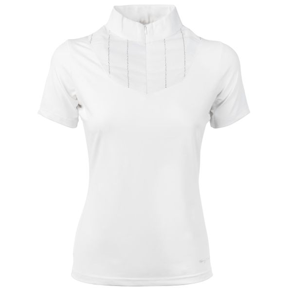 Damska koszulka polo na zawody Harry's Horse Philidelphia. Białe bluzki damskie HARRYS HORSE, s, bez wzorów, sportowe, bez kołnierzyka, bez ramiączek. Za 226.50 zł.