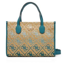 Torebka Guess. Niebieskie torebki klasyczne damskie Guess, z aplikacjami, bez dodatków. Za 439.99 zł.