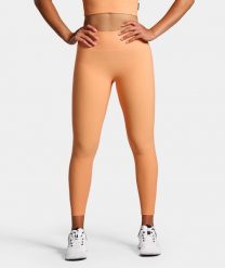 Legginsy Rib sportowe damskie. Brązowe legginsy damskie NORDICDOTS, l, bez wzorów, z materiału. Za 365.00 zł.
