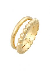 Elli Damska obrączka Duo Basic Trend Kula Basic w srebrze próby 925 Sterling Silver Pierścionki 1 ct Damski. Szare pierścionki damskie Elli, srebrne. Za 233.99 zł.