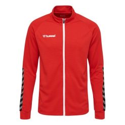 Kurtka Sportowa Hummel HML AUTHENTIC POLY ZIP JACKET czerwona. Czerwone kurtki treningowe męskie HUMMEL, l, bez wzorów, na fitness i siłownię. Za 167.00 zł.