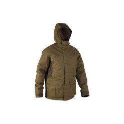 PARKA myśliwska IMPER warm 500. Brązowe parki męskie SOLOGNAC, s, bez wzorów, z materiału. Za 299.99 zł.