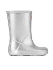 Hunter Kalosze KFT5087RMT-SIL Srebrny. Szare kalosze dziewczęce Hunter. Za 149.99 zł.