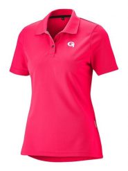 Gonso Koszulka polo rowerowa "Adventure" w kolorze różowym rozmiar: 36. Różowe topy sportowe damskie Gonso, bez wzorów, z materiału, bez ramiączek. Za 92.42 zł.