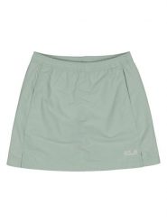 Jack Wolfskin Spódnico-spodenki funkcyjne "Sun" w kolorze miętowym rozmiar: 176. Zielone spodenki sportowe damskie Jack Wolfskin, z materiału, outdoorowe. Za 127.05 zł.