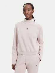 Guess Bluza V4YQ05 KCAY2 Różowy jasny Regular Fit. Czerwone bluzy bez kaptura damskie Guess, l, z syntetyku. Za 324.99 zł.