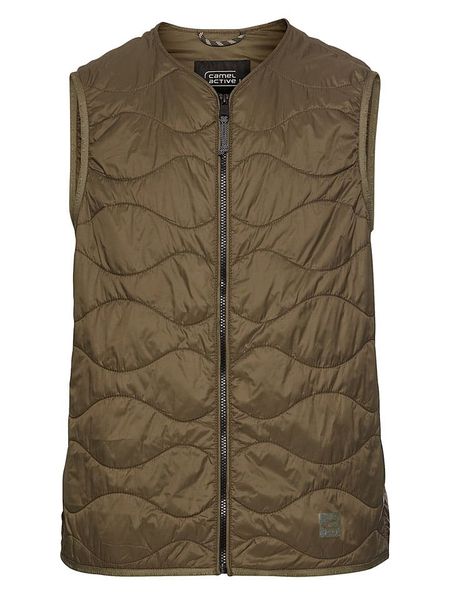 Camel Active Kamizelka pikowana w kolorze jasnobrązowym rozmiar: 56. Brązowe kamizelki męskie Camel Active. Za 154.95 zł.