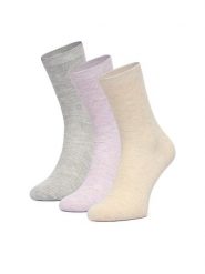Nine West Skarpety krótkie CEO_BR_NW_25080_W_AW25 (3 PACK) Kolorowy. Skarpetki damskie Nine West, bez wzorów, z bawełny. Za 44.99 zł.