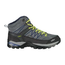 Buty trekkingowe CMP Rigel Waterproof. Niebieskie buty trekkingowe męskie CMP, bez zapięcia, trekkingowe. W wyprzedaży za 399.99 zł.