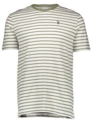 U.S. Polo Assn. Koszulka w kolorze zielono-białym rozmiar: XXL. Zielone koszulki polo męskie U.S. Polo Assn., s, bez wzorów, z bawełny, bez ramiączek. Za 83.62 zł.