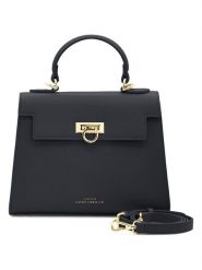 ATELIERS SAINT GERMAIN Skórzana torebka w kolorze czarnym - 26 x 20 x 11 cm rozmiar: onesize. Czarne torebki klasyczne damskie ATELIERS SAINT GERMAIN, bez wzorów, z materiału, bez dodatków. Za 500.99 zł.