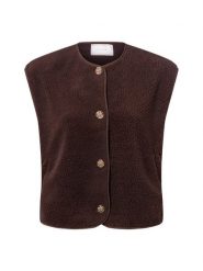 Neo Noir Kamizelka - Mariko Teddy Kobiety brązowy, 40. Brązowe kamizelki damskie Neo Noir. Za 229.95 zł.