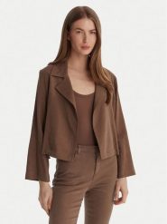 Marella Koszula Palchi 2613041015 Brązowy Regular Fit. Brązowe koszule damskie Marella, bez wzorów, z wiskozy, bez kołnierzyka, bez ramiączek. Za 1,169.00 zł.