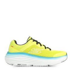 Buty SKECHERS MAX CUSHIONING END Żółty. Żółte obuwie do biegania damskie Skechers, Skechers Sport. Za 362.58 zł.