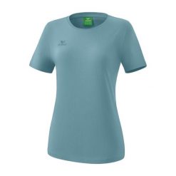 Koszulka damska Erima Teamsport. Niebieskie bluzki damskie Erima, bez wzorów, z bawełny, bez kołnierzyka. Za 97.00 zł.