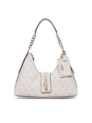 Guess Torebka Yvonne HWSG23 78010 Kremowy. Białe torebki klasyczne damskie Guess, z aplikacjami, ze skóry, bez dodatków. Za 544.99 zł.