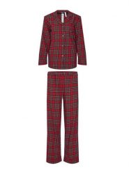 Polo Ralph Lauren Piżama 4P8043 Czerwony Relaxed Fit. Czerwone piżamy damskie Polo Ralph Lauren, l, bez wzorów, z bawełny, bez ramiączek. Za 549.99 zł.