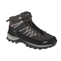 Buty trekkingowe męskie, CMP Rigel Mid. Szare buty trekkingowe męskie CMP, z materiału, bez zapięcia, outdoorowe. Za 379.99 zł.